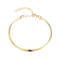 herringbone necklace - seol gold