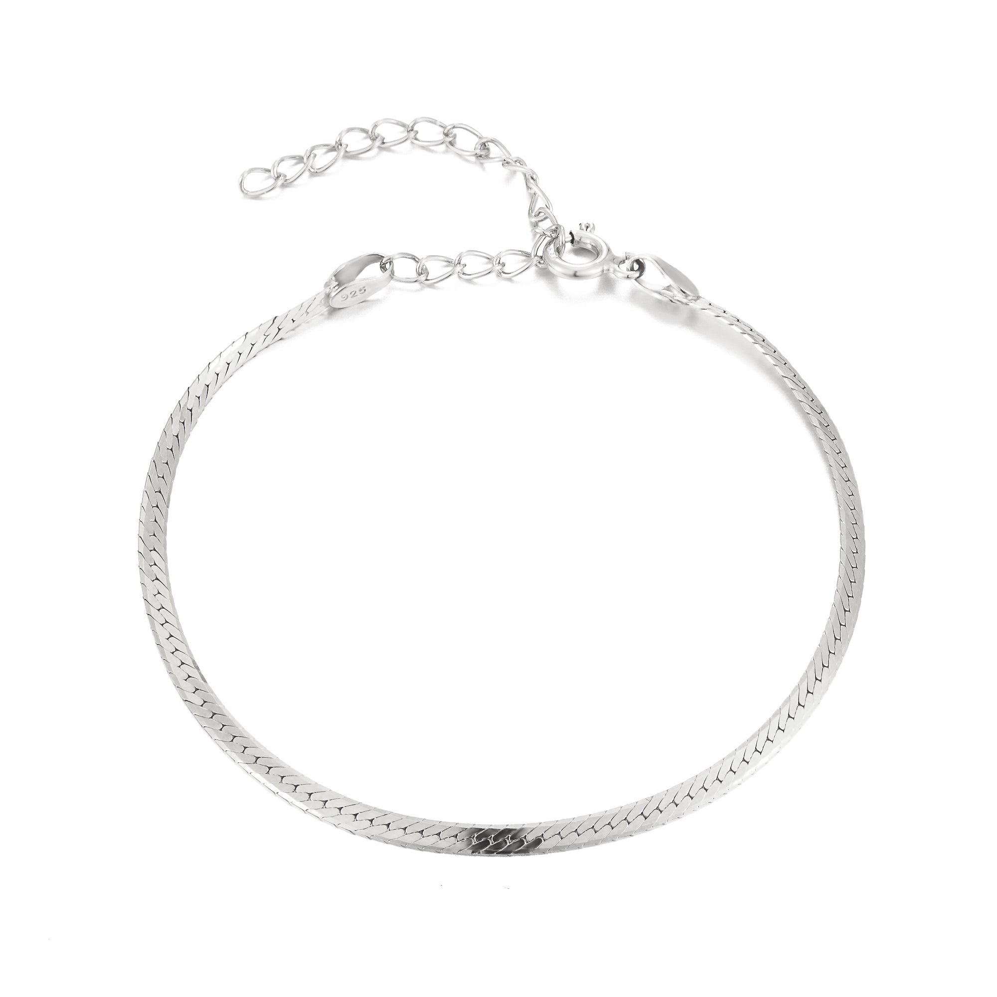 Silver chain bracelet - seolgold