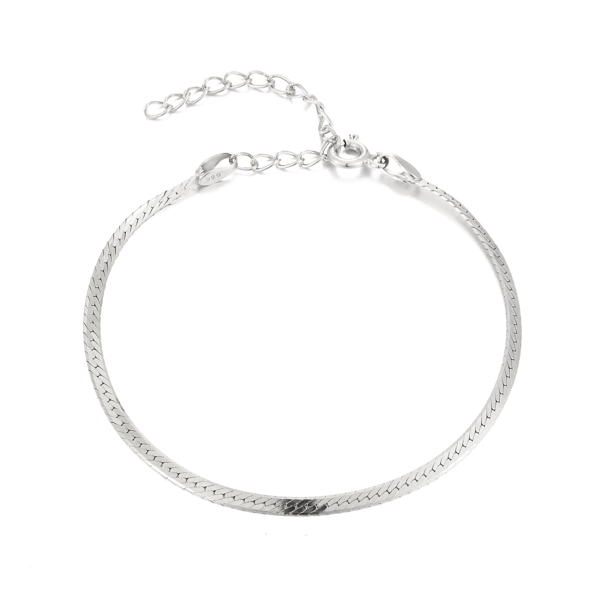 silver chain bracelet - seolgold