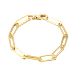 18ct Gold Vermeil Chain Link Bracelet (Mens)