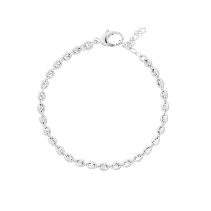 Seol Gold - Sterling Silver Coffee Bean Chain Bracelet