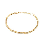 18ct Gold Vermeil Star CZ Tennis Bracelet