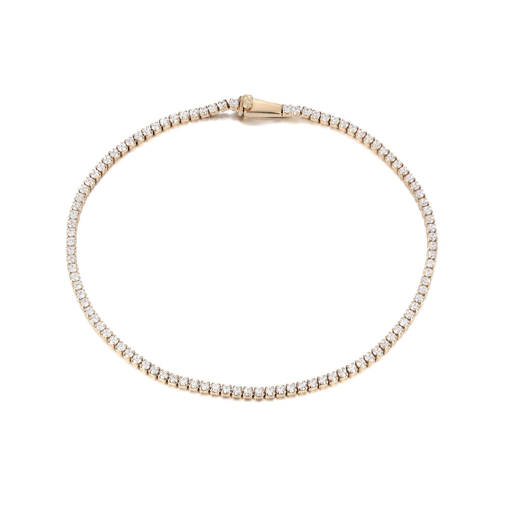 Cz Tennis Bracelet - seol-gold