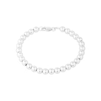 Sterling Silver Chunky Beaded Ball Bracelet - Seol Gold