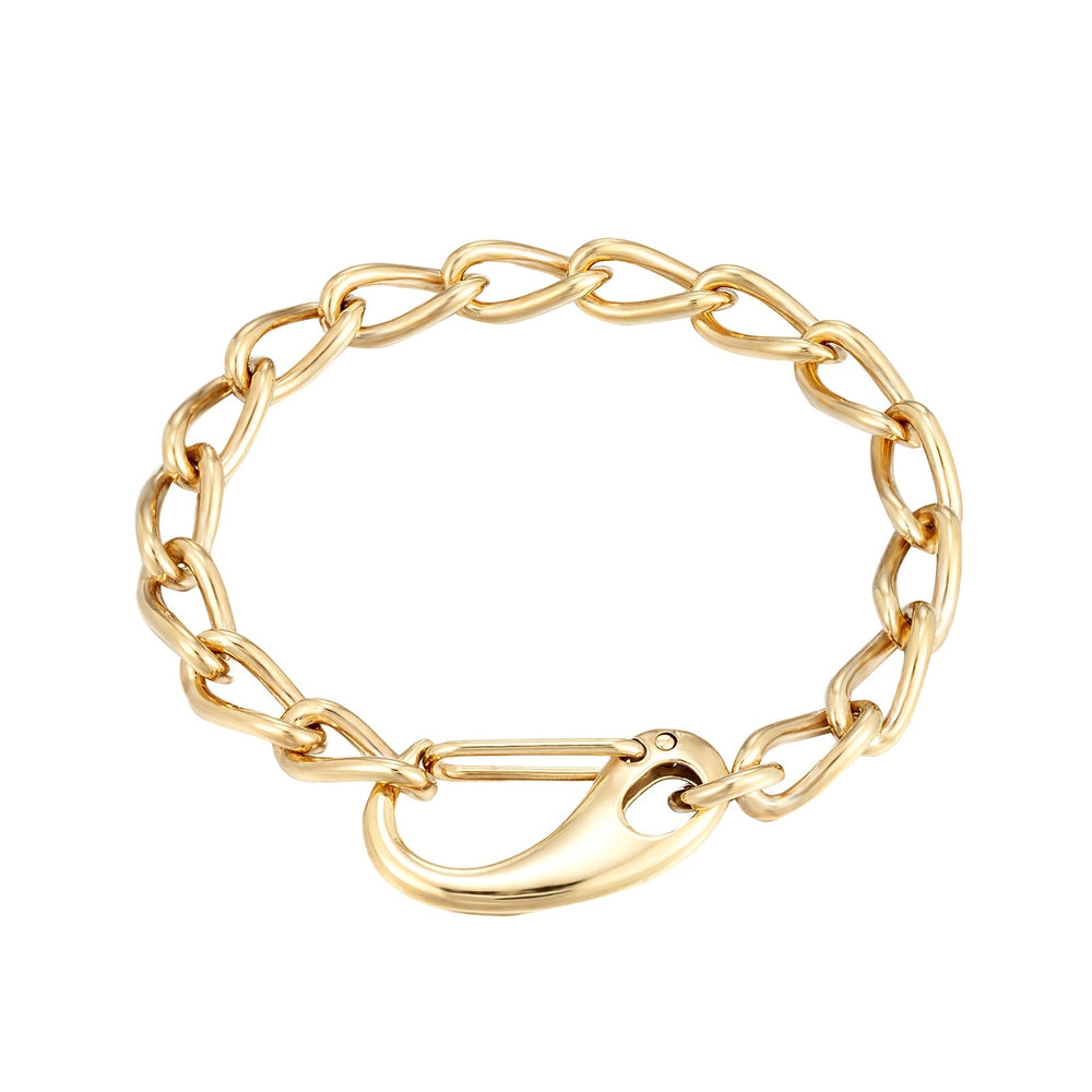 18ct Gold Vermeil Lobster Claw Chain Bracelet