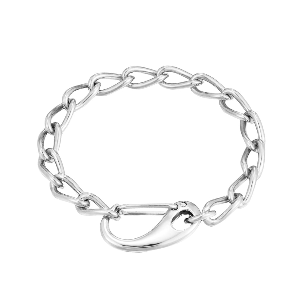 Sterling Silver Lobster Claw Chain Bracelet