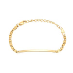 18ct Gold Vermeil Mariner Chain Bar Bracelet