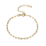 18ct Gold Vermeil Cable Chain Bracelet