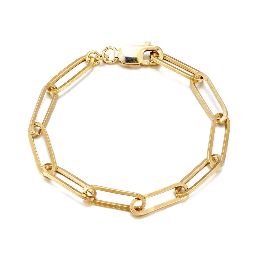 18ct Gold Vermeil Chunky Link Bracelet