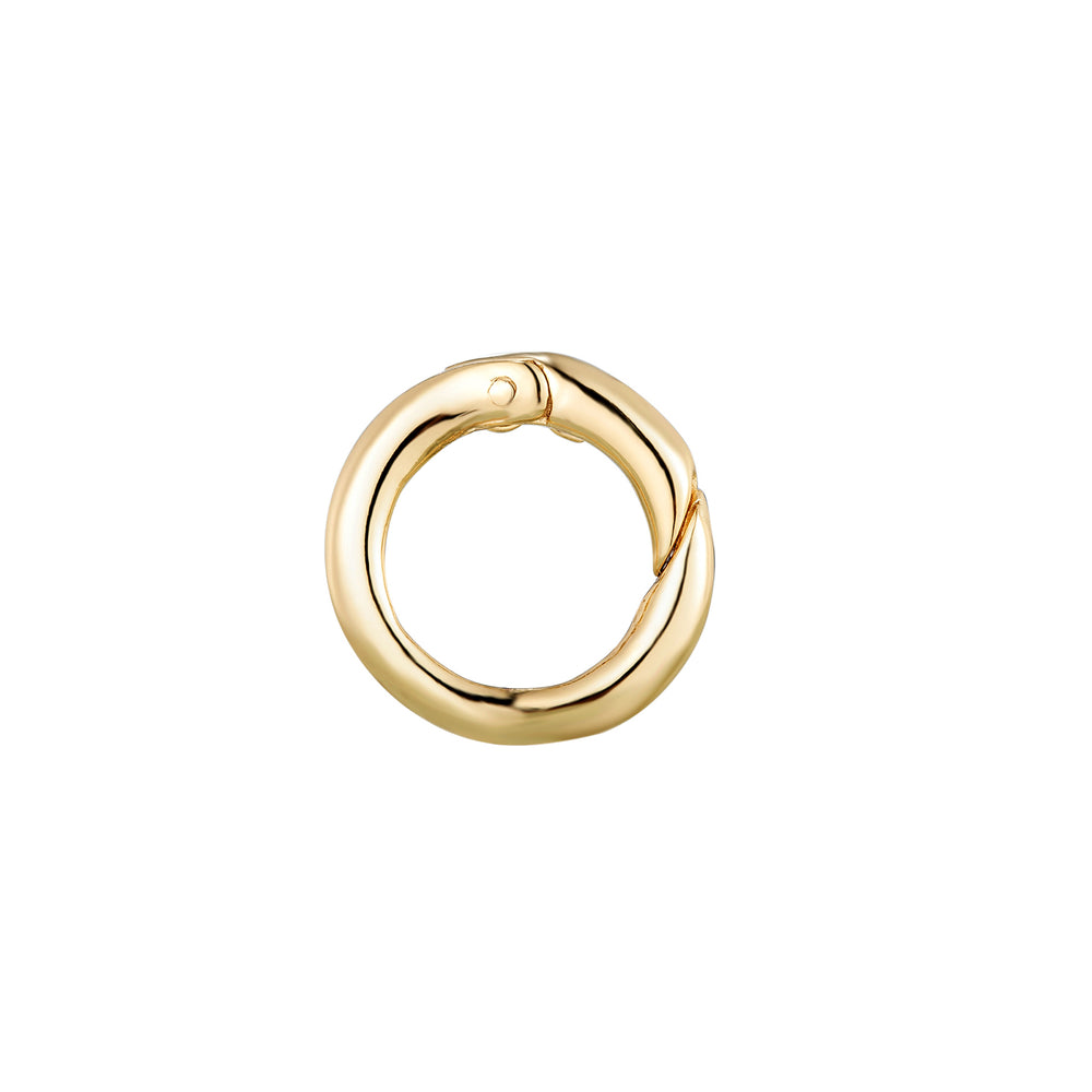 18ct Gold Vermeil Rounded Connector Clasp