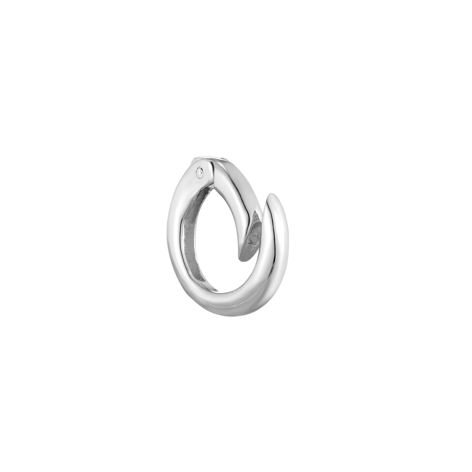 Sterling Silver Rounded Connector Clasp