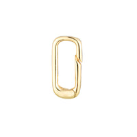 Oval Connector Clasp - seolgold