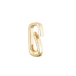 gold Oval Connector Clasp - seolgold