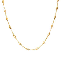 bead chain necklace - seol gold