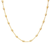 bead chain necklace - seol gold