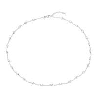 silver bead necklace - mens - seol gold