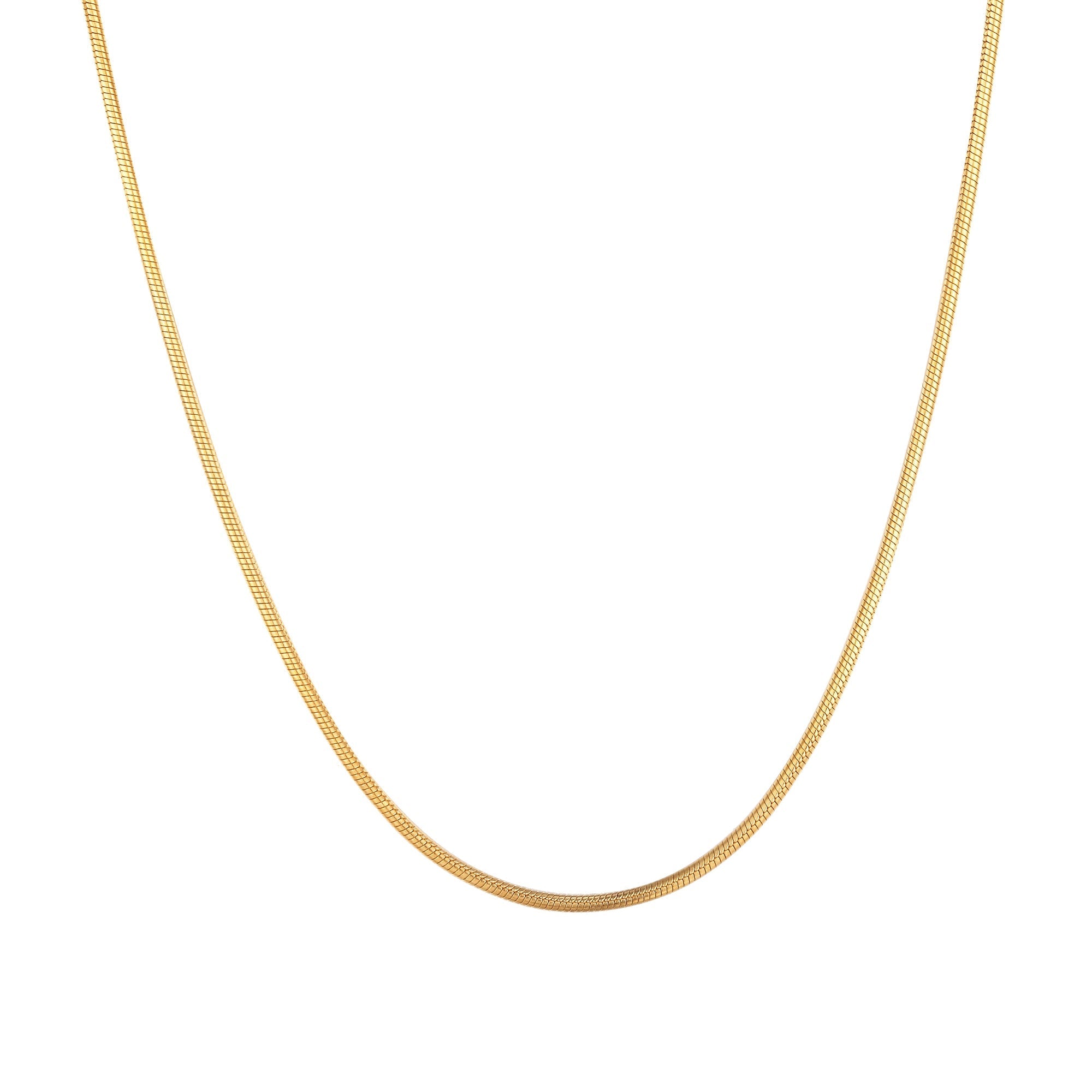 Rounded Snake Chain - seol-gold