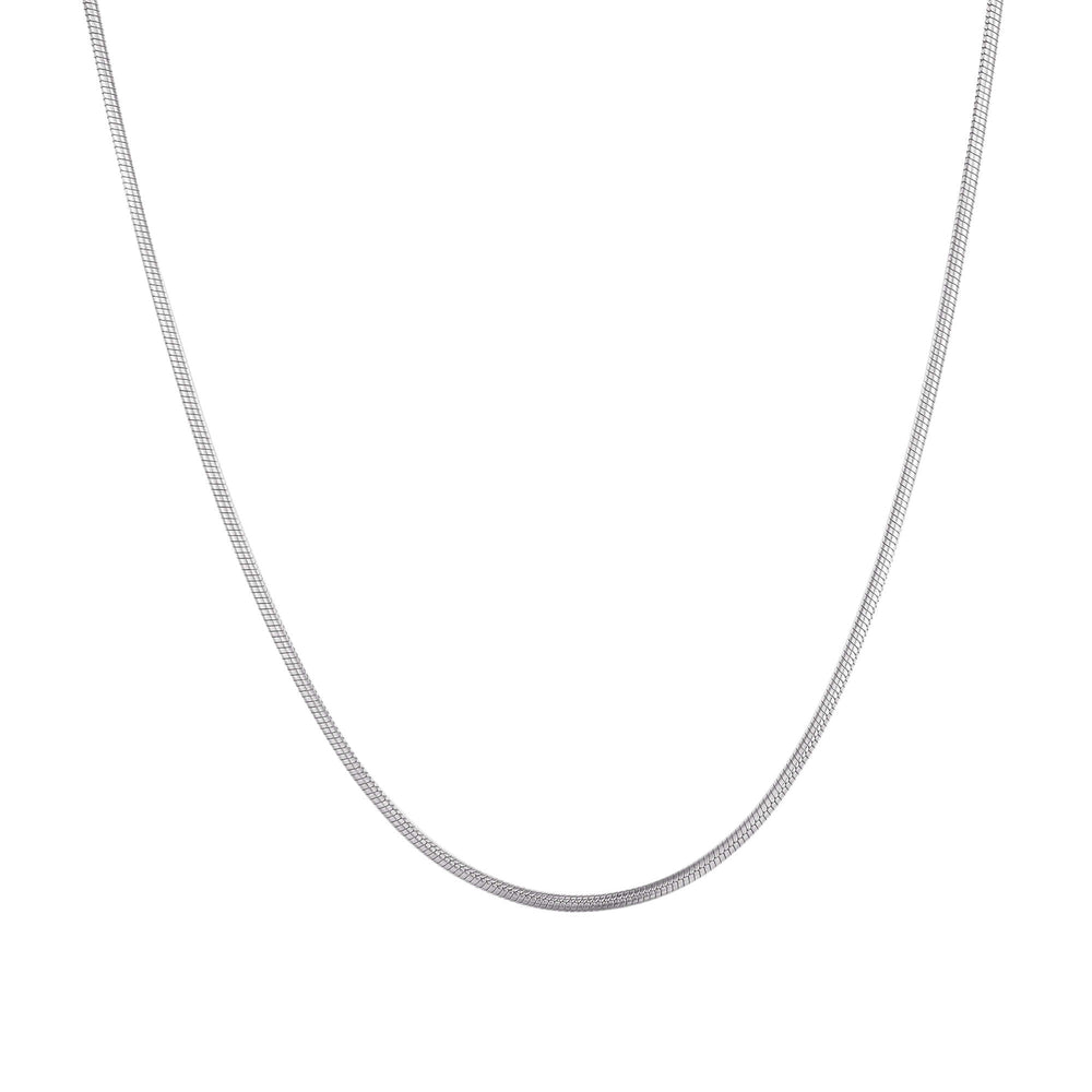 Sterling Silver Rounded Snake Chain (Mens)