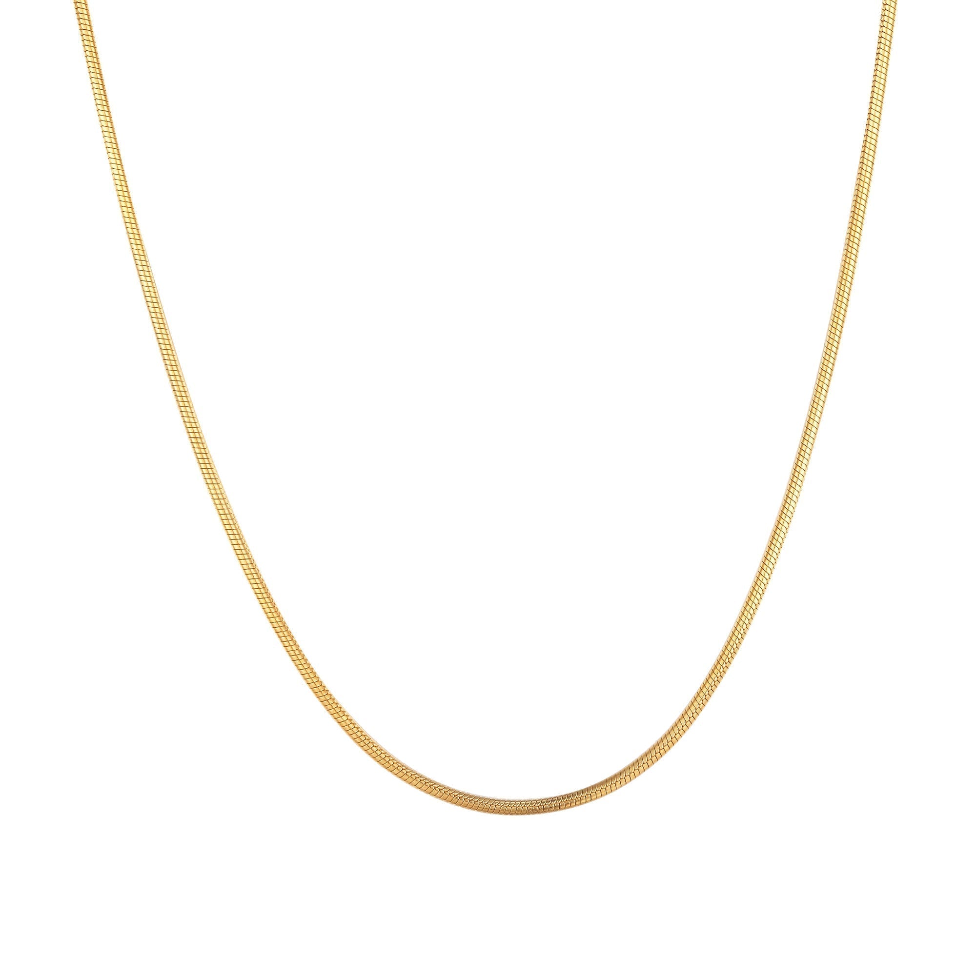 Rounded Snake Chain - seol-gold