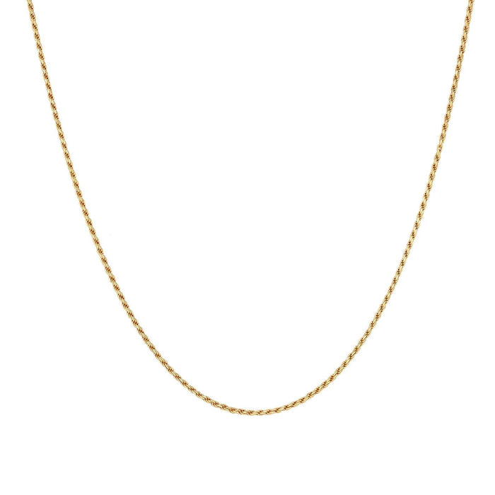 Seol gold - Rope Twist Chain Necklace