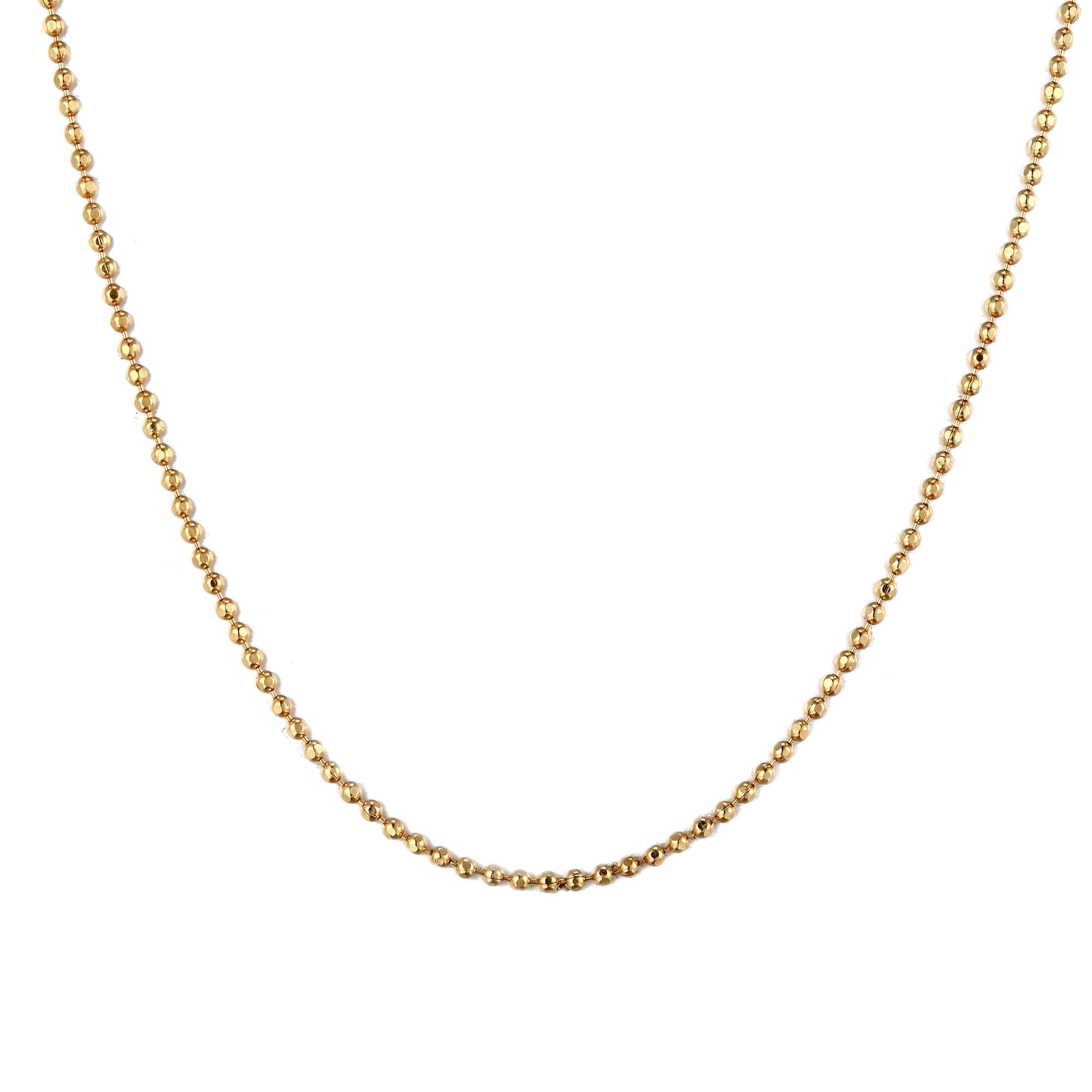 bead necklace - seol gold