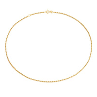 gold - rope chain - seolgold