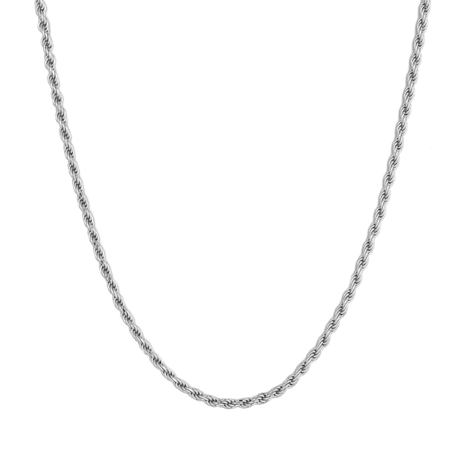 silver - rope chain - seolgold