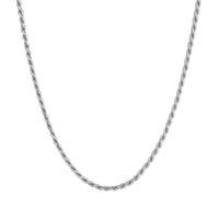 silver - rope chain - seolgold