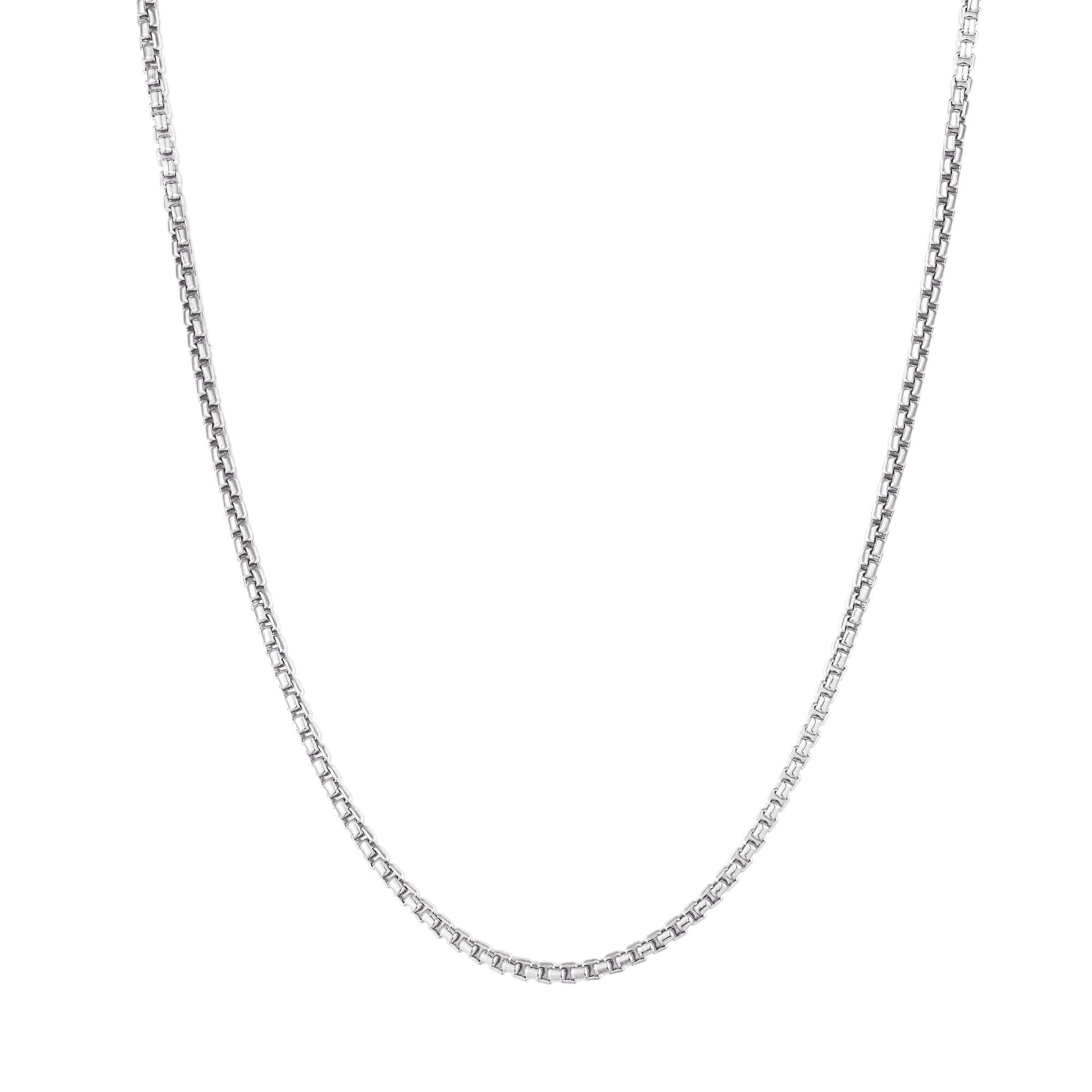 silver chain necklace - seol gold