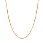 18ct Gold Vermeil Rounded Box Chain (Mens)
