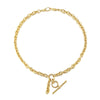 gold tbar chain - seol gold