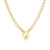 Seol Gold - Heart Lock Charm Necklace