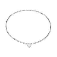 Seol Gold - Heart Lock Charm Necklace