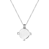 disc medallion necklace - seolgold