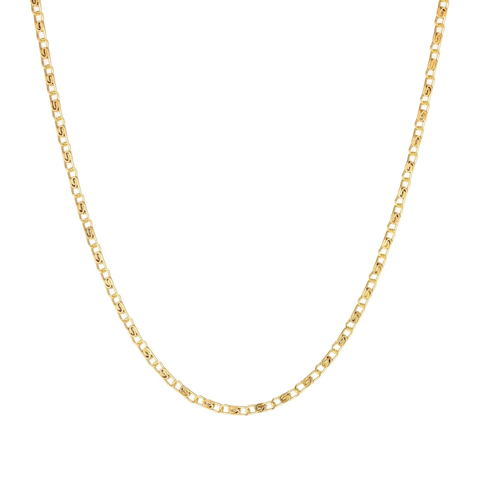Seol gold - Fine Swirl Chain Necklace
