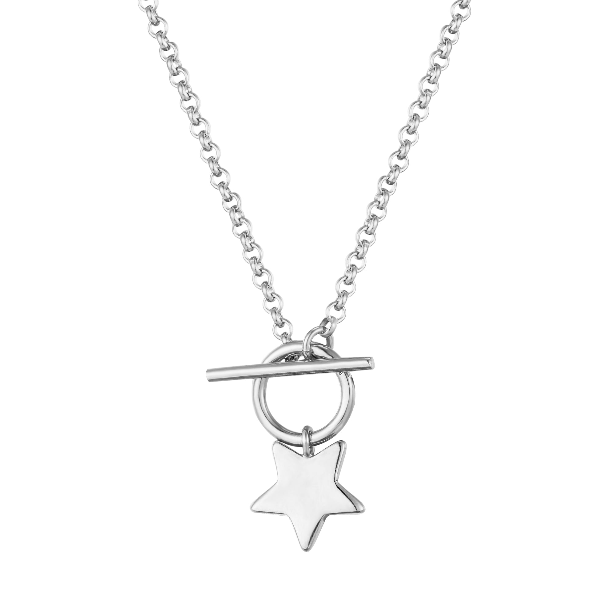 soph floyd - silver star necklace - seol-gold