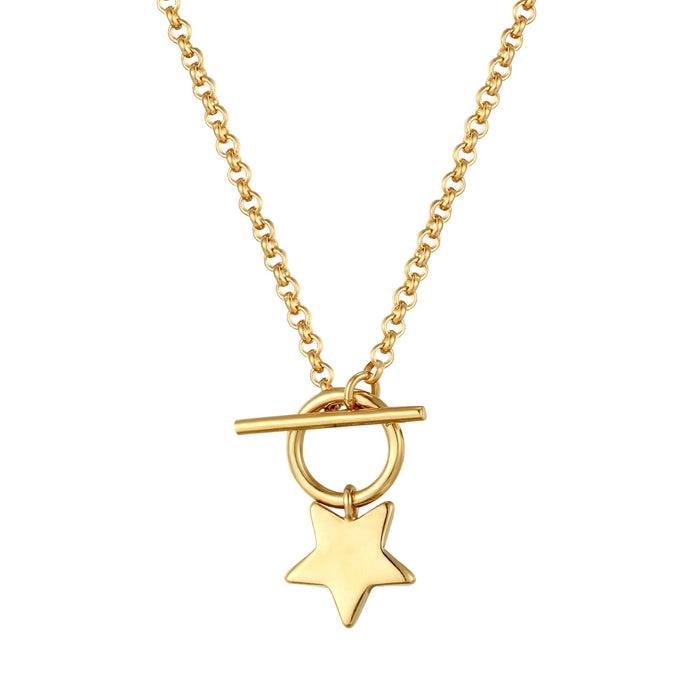 soph floyd - gold star necklace - seol-gold