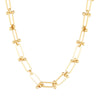 gold ball and link chain - seolgold