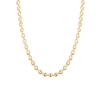 18ct Gold Vermeil Coffee Bean Mariner Chain - Seol Gold