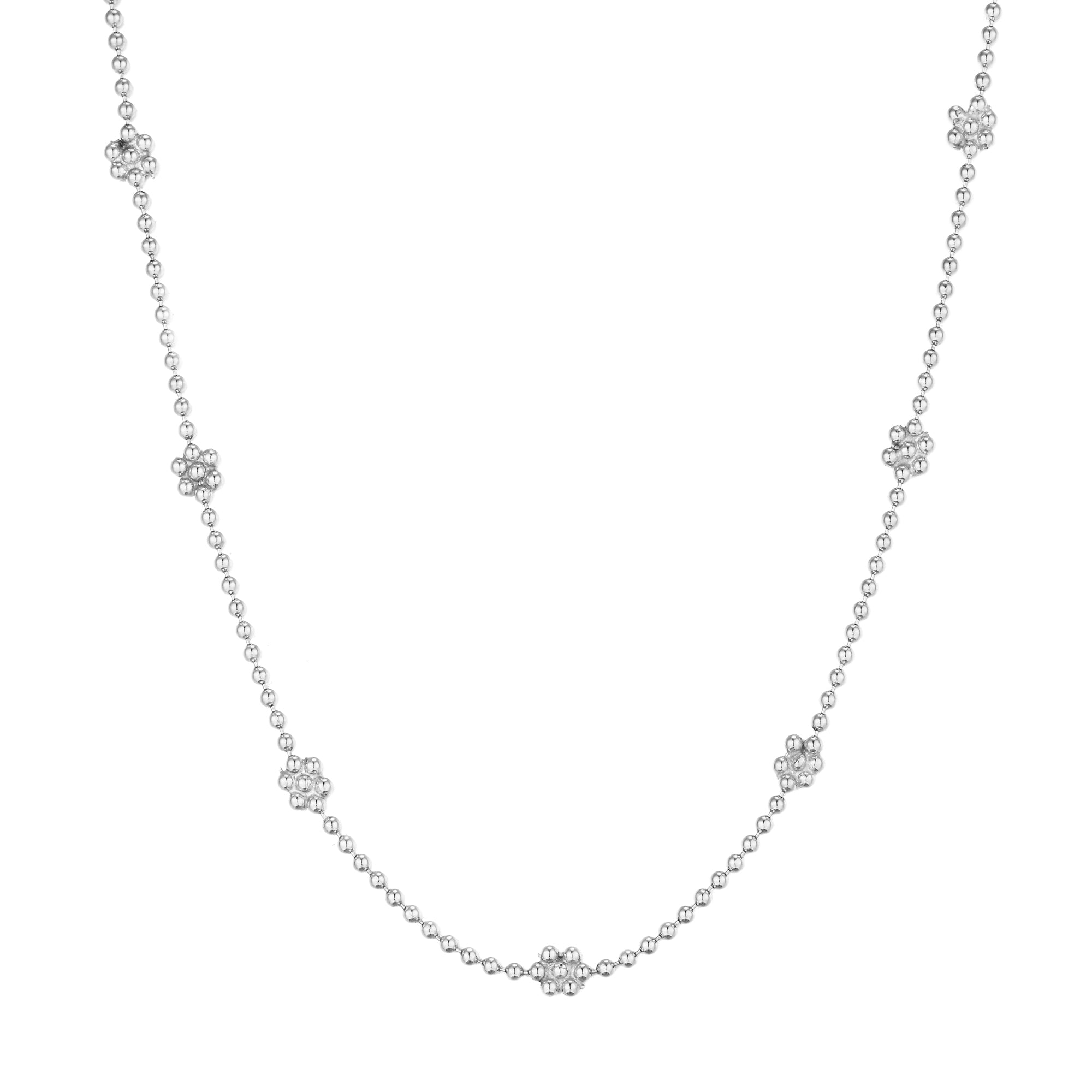 silver chain necklace - seol gold