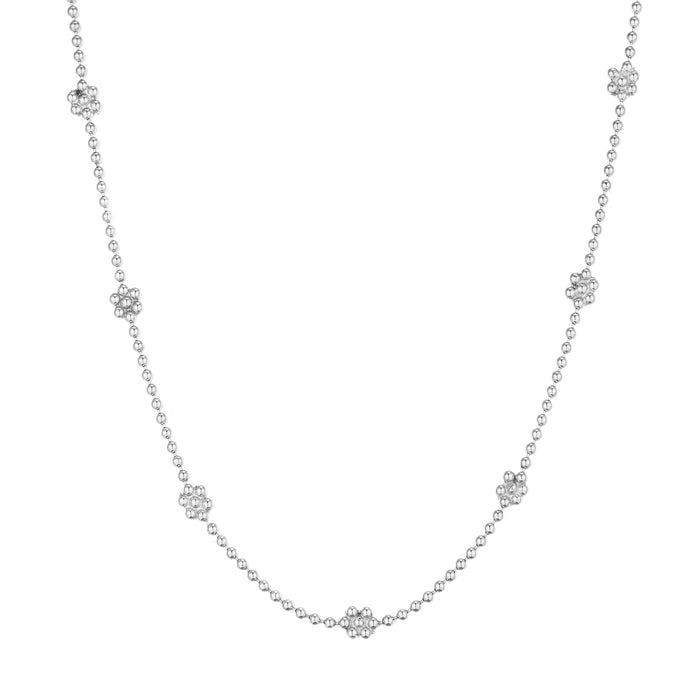 silver chain necklace - seol gold
