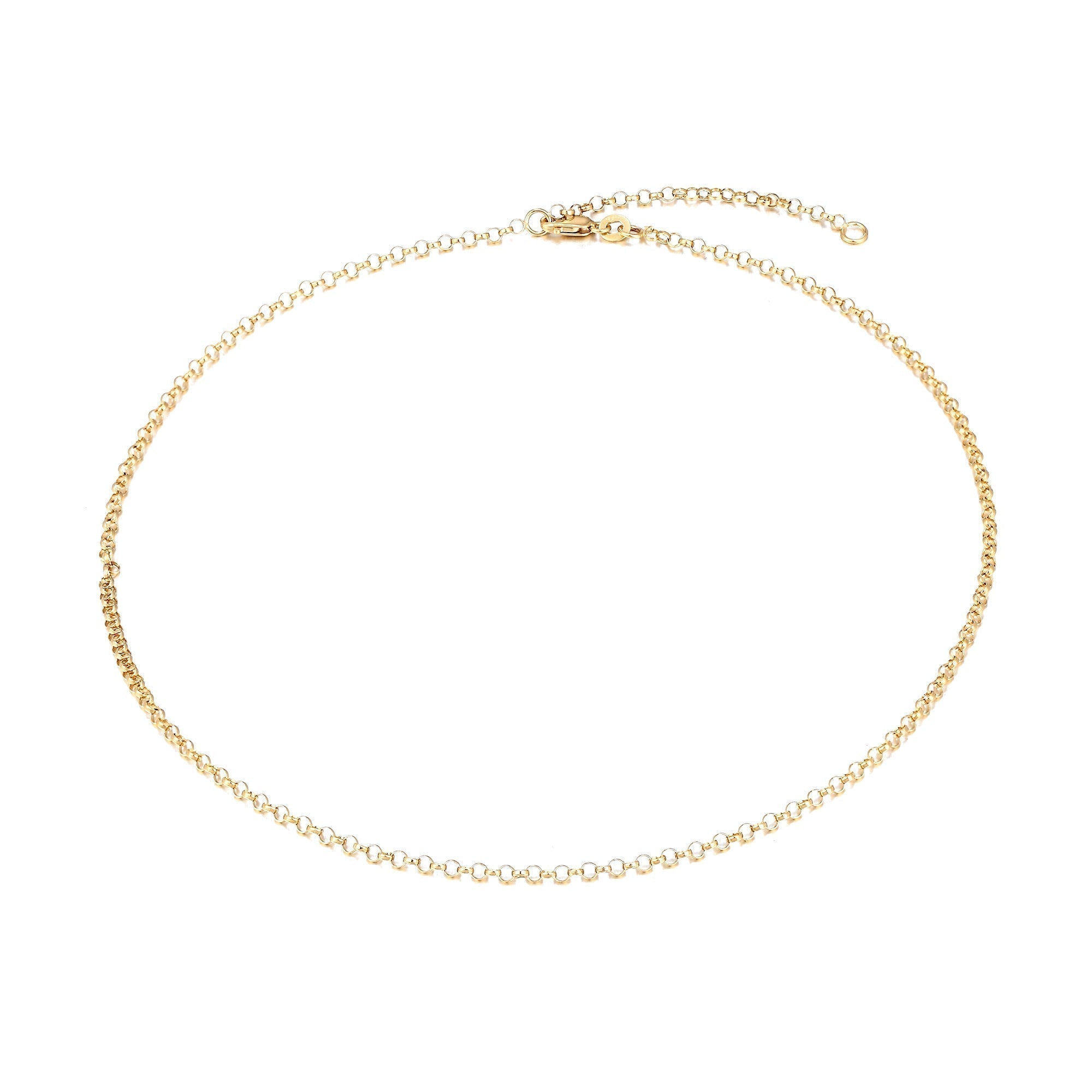 plain gold chain - seolgold
