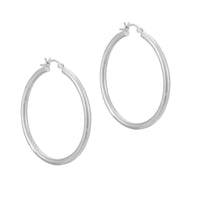 Sterling Silver big hoops - seolgold