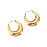 Chunky Creole Hoops - seol-gold