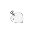 Heart cz Disc Pendant - Seol Gold