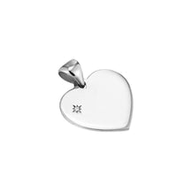 Heart cz Disc Pendant - Seol Gold