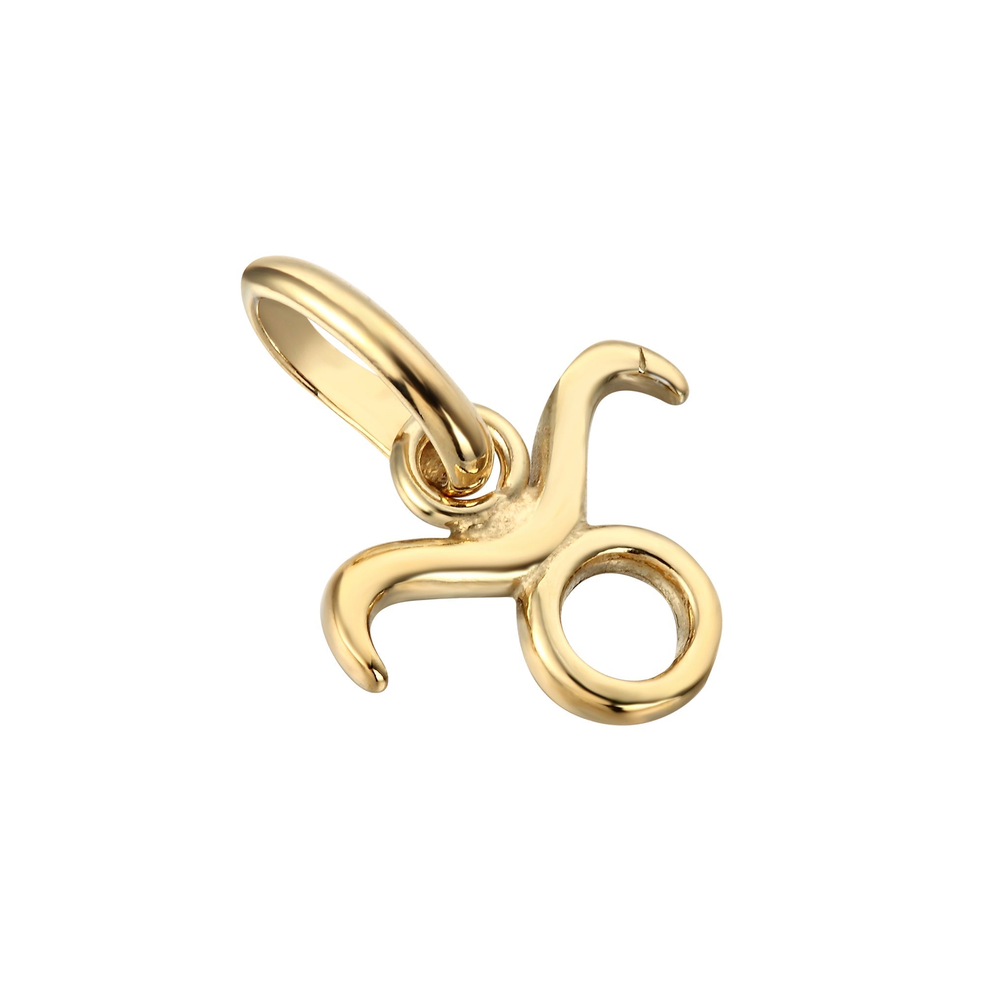18ct Gold Plated Zodiac Symbol Charm