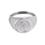 Sterling Silver Maximilian I of Mexico Signet Ring (Mens)