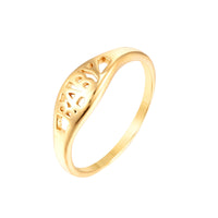 Seol Gold - Baby Graphic word ring