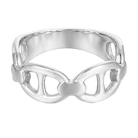 silver - anchor - mariner ring - mens - seolgold